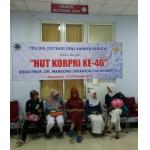 TES IVA ( Deteksi Dini Kanker Serviks) Dalam Rangka HUT KORPRI Ke 46