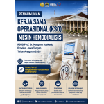 Pengumuman Prakualifikasi Kerja Sama Operasional (KSO) Mesin Hemodialisis RSUD Prof. Dr. Margono Soekarjo Provinsi Jawa Tengah Tahun Anggaran 2026