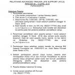 Pengumuman Pelatihan Advanced Trauma Life Support (ATLS) Periode 08–10 April 2016 Purwokerto