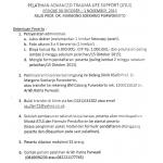 Pelatihan Advanced Trauma Life Support (ATLS) Periode 30 Oktober-1 November 2015 RSUD Prof. Dr. Margono Soekarjo Purwokerto
